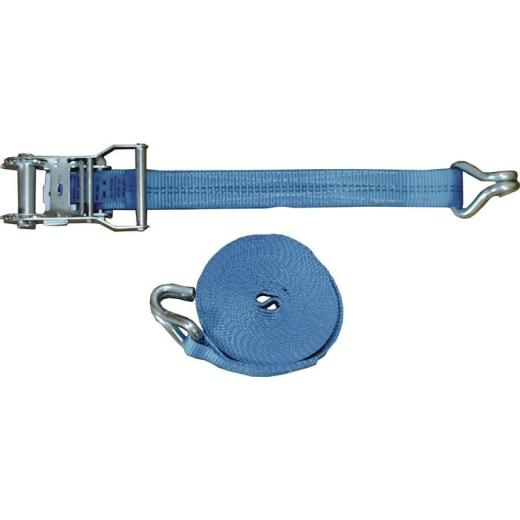 Zurrgurt DIN EN 12195-2 L.8m B.35mm m.Ratsche+Spitzh.LC U 2000 daN TECWERK