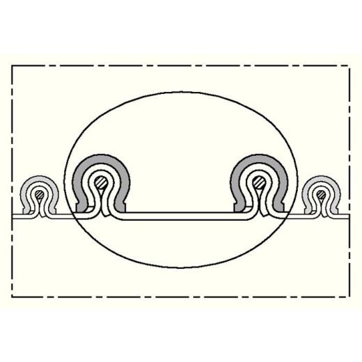 Absaug- u.Gebläseschlauch CP VITON® 459 EC ID 38mm AD 50,00mm Rl. | 6 Stück