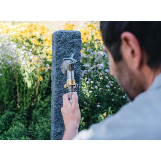 Übergangsstück GEKA plus MS verchr.Klaue u.Steckbuchse GEKA | 5 Stück