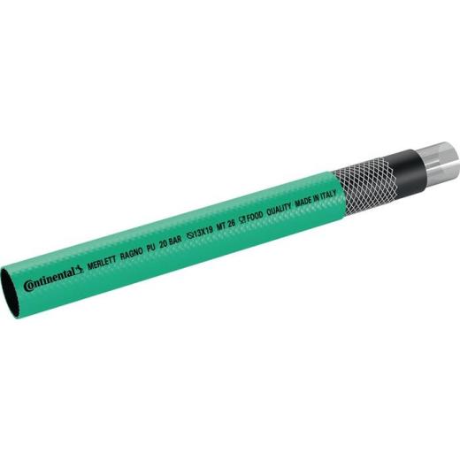 Gewebeschlauch Ragno PU ID 16mm AD 22,5mm L.25m grün CONTINENTAL | 25 Stück