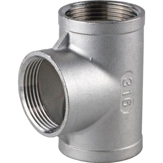 Gewindefitting T-Stück 90Grad IG NPS 1/2 Zoll | 10 Stück