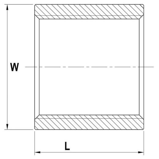 Muffe EN 10241 NPS 3/4 Zoll DN 20mm SPRINGER | 10 Stück