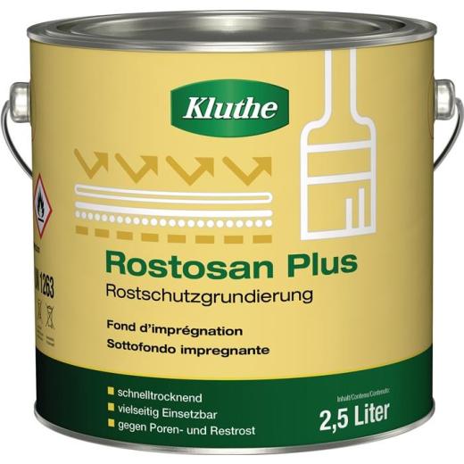 Rostprimer Rostosan® Plus grau 750 ml Dose KLUTHE | 3 Stück