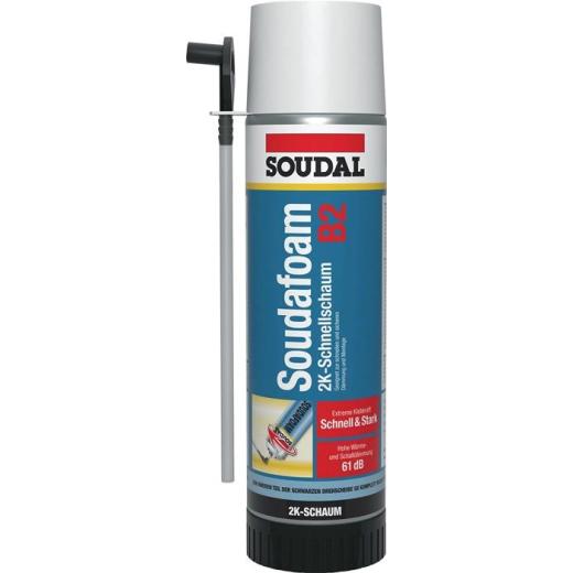 2K-Türzargenschaum SOUDAFOAM 400 ml B2 grün m.Einw.-Handsch.Dose SOUDAL | 12 Stück