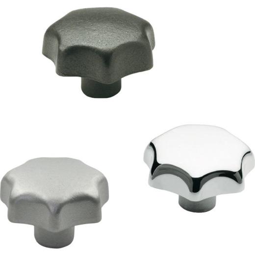 Sterngriff DIN 6336 m.Gewindebuchse Ku.d1 63mm d2 M 12mm | 10 Stück