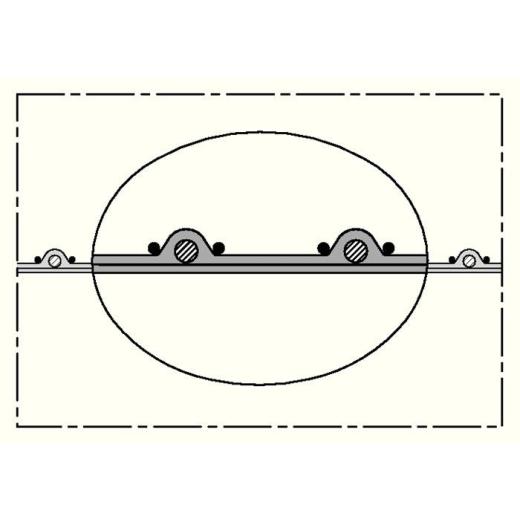 Absaug- u.Gebläseschlauch SIL 391 TWO ID 63-65mm AD 68,00mm 2.5mm L.4m Rl. | 4 Stück