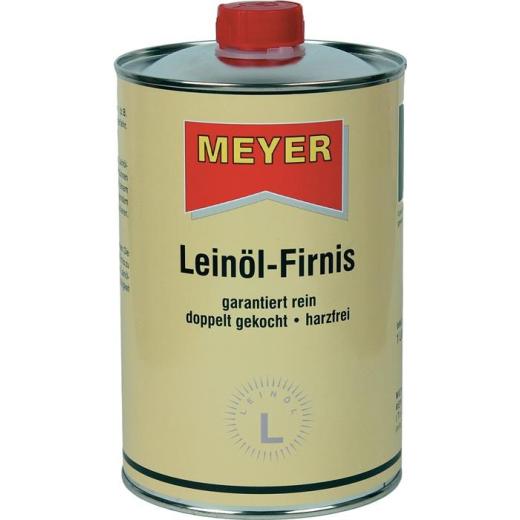 Leinöl-Firnis honigfarben 1l Dose MEYER | 6 Stück