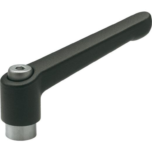 Verstellbarer Klemmhebel GN 300.1 d1 M 12mm l1 92mm IG GANTER