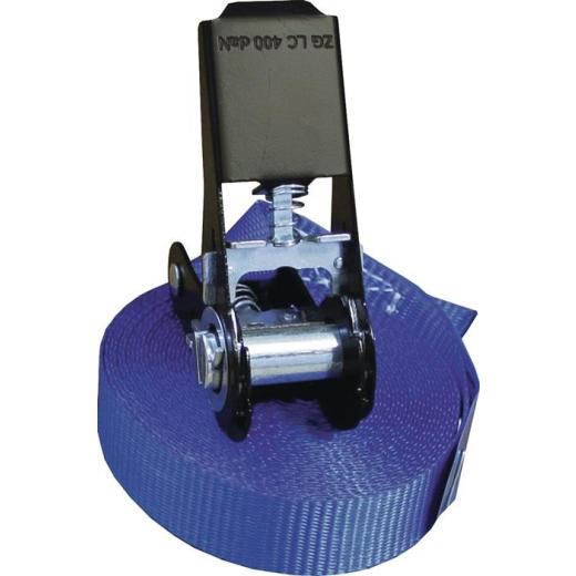 Zurrgurt DIN EN 12195-2 L.8m B.25mm m.Ratsche LC U 800 daN TECWERK