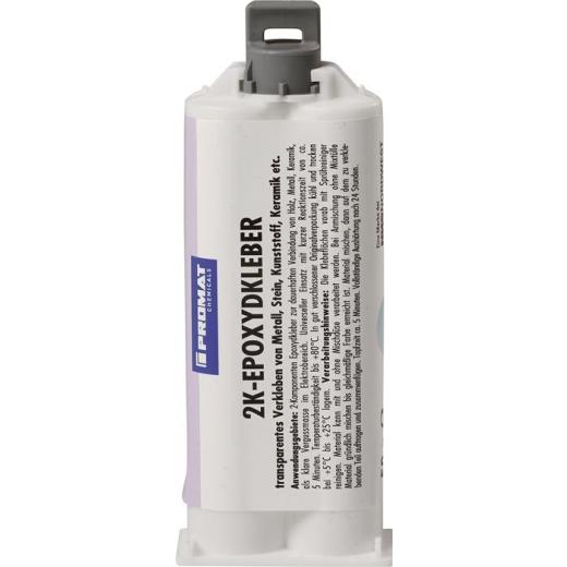 2K-Epoxidklebstoff 50g farblos Doppelkart.PROMAT CHEMICALS | 12 Stück