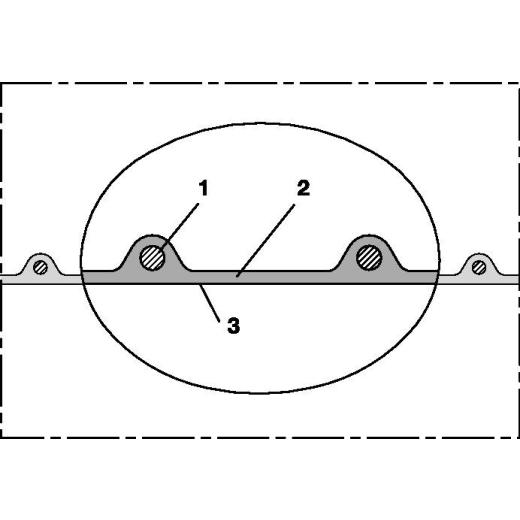 Förderschl.AIRDUC® PUR-INOX 351 FOOD-AS ID 32mm AD 40mm L.10m Wandst.4mm Rl. | 10 Stück