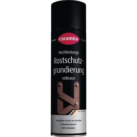 Hochl.Rostschutzgrundierung rotbraun 500 ml Spraydose CARAMBA | 6 Stück