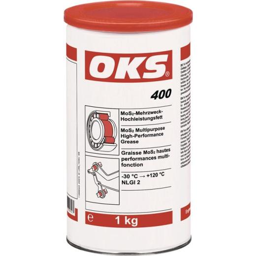 MoS² -Mehrzweck-Hochleistungsfett OKS 400 schwarz 1kg Dose OKS | 10 Stück