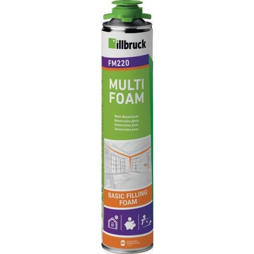 1K-PUR-Schaum FM220 750 ml B2 gelb m.Einw.-Handsch.Dose ILLBRUCK | 12 Stück