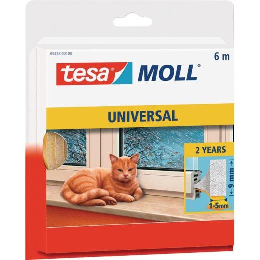 Fenster-/Türmoll tesamoll® 5428 B9mmxH6mmxL6m TESA | 10 Stück