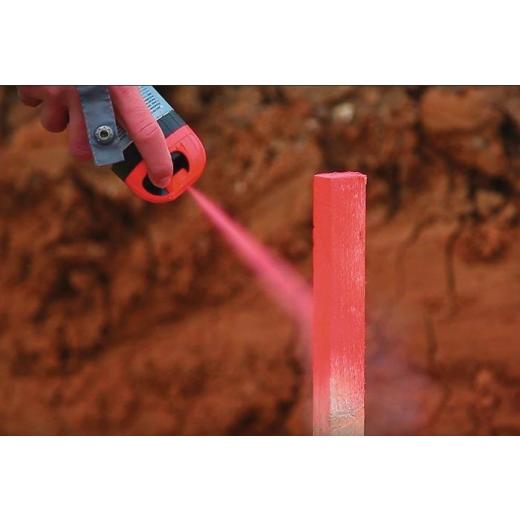 Baustellenmarkierspray FLUO TP neongelb 500ml Spraydose SOPPEC | 12 Stück