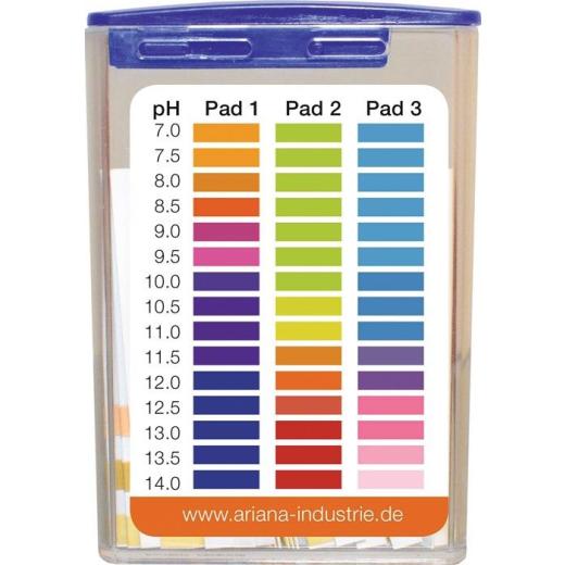 Messstäbchen TRGS 611 ph-Wert 7,0-14,0 100 St.Dose ARIANA
