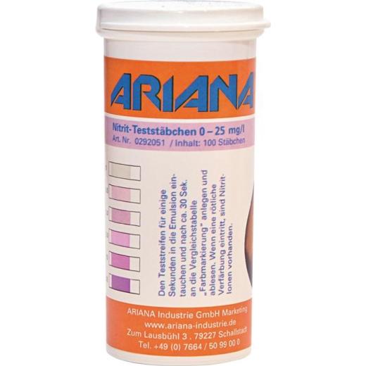 Messstäbchen TRGS 611 Nitrit-Gehalt 0-25 mg/l 100 St.Dose ARIANA