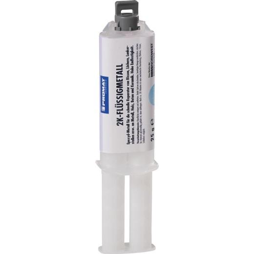 2K-Epoxidflüssigmetall 25g Doppelspritze PROMAT CHEMICALS | 14 Stück