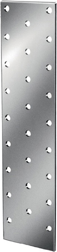 Lochplatte, Stahl sdmverz., | H.160 x B.40 x S.2 mm | - 50 Stück