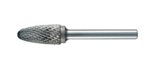 Frässtift RBF D.3mm Kopf-L.12mm Schaft-D.3mm HM Verz.Normal,fein TECWERK