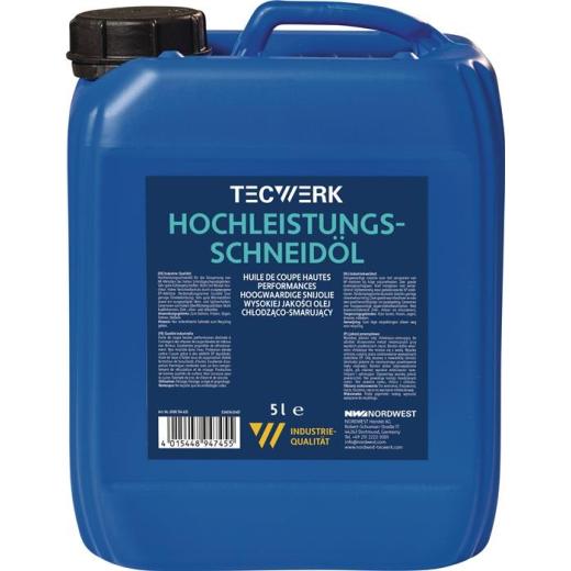 Hochleistungsschneidöl 5l Kanister TECWERK