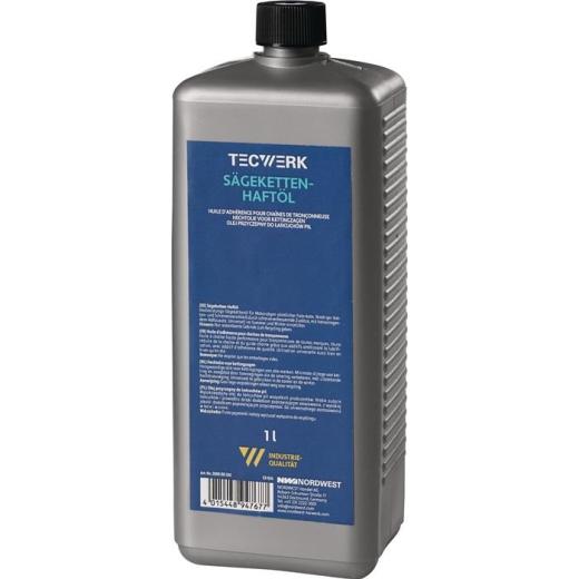 Sägekettenhaftöl 75-95 mm²/s (bei 40GradC) 1l Flasche TECWERK | 24 Stück
