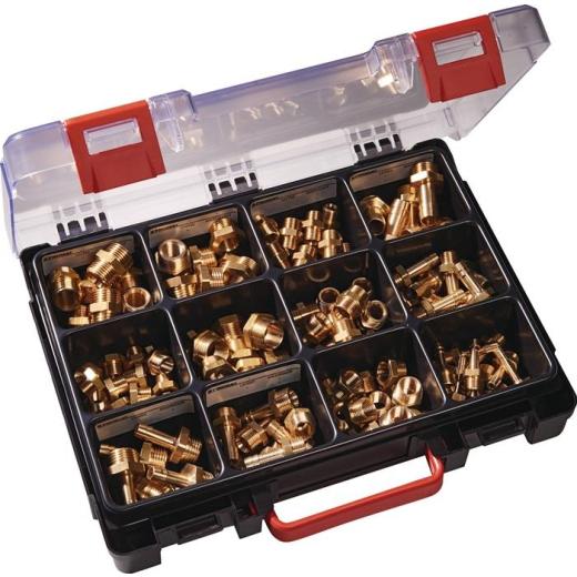 Sortimentsbox Messingdrehteile 120-tlg.TECWERK