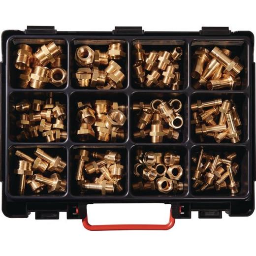 Sortimentsbox Messingdrehteile 120-tlg.TECWERK