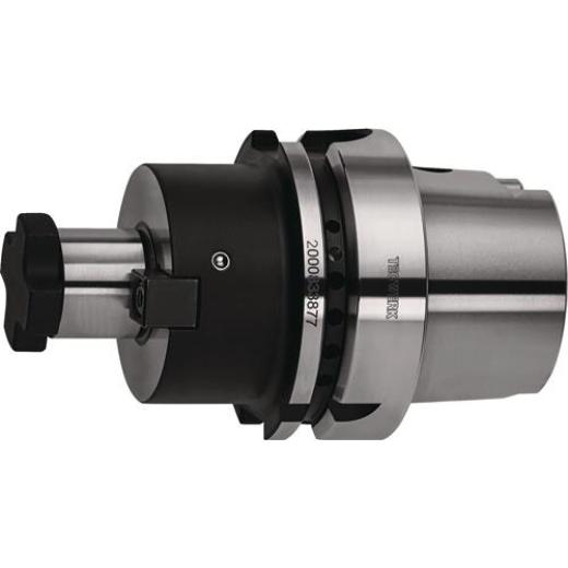 Quernutaufsteckfräsdorn DIN 69893A Spann-D.22mm HSK-A63 A.-L.100mm TECWERK