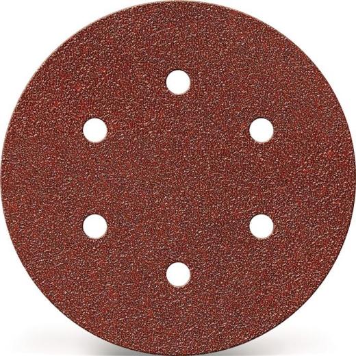 Haftschleifscheibe GLS 3 150mm K.80 f.HO/Metall Korund Lochanzahl 6 TECWERK | 25 Stück