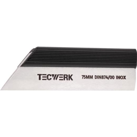 Haarlineal DIN 874/00 L.100mm Spezialstahl Q.23x5mm TECWERK