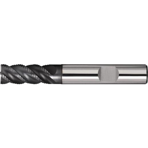 Schaftfräser DIN 6527L Typ NR-UNI Ø 14 mm Einsatz-L.35 mm VHM TiAlN HB Z.4 lang TW