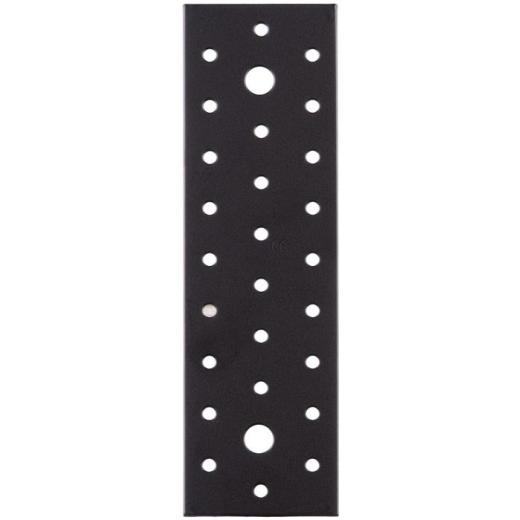 Lochplatte H200xB60xS2mm STA roh,verzinkt,schwarz ku.-besch.GAH | 25 Stück