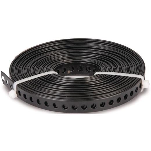 Lochband Band-B12x0,8mm L.10m verzinkt,schwarz ku.-besch.GAH | 5 Stück
