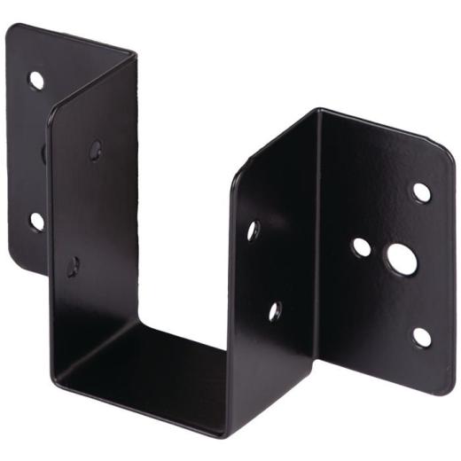 Balkenschuh 51/61 1mm STA verzinkt,schwarz kunststoffbesch.abgerundete Ecken GAH | 10 Stück