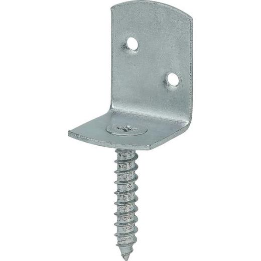 Flechtzaunbeschlag 32x30x38mm blau verz.L-Form VORMANN | 100 Stück