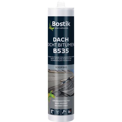 Bitumen-Dachdichtstoff B535 schwarz 300ml Kartusche BOSTIK | 12 Stück