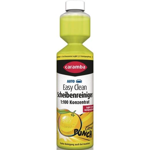 Scheibenreiniger Sommer Easy Clean Konzentrat 1:100 250ml Dosierflasche CARAMBA | 6 Stück