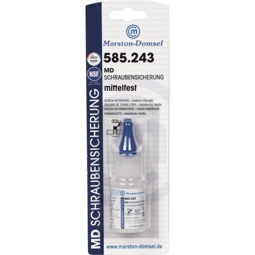 Schraubensicherung 585.243 20g mf.hv.blau S6 Flasche MARSTON | 10 Stück