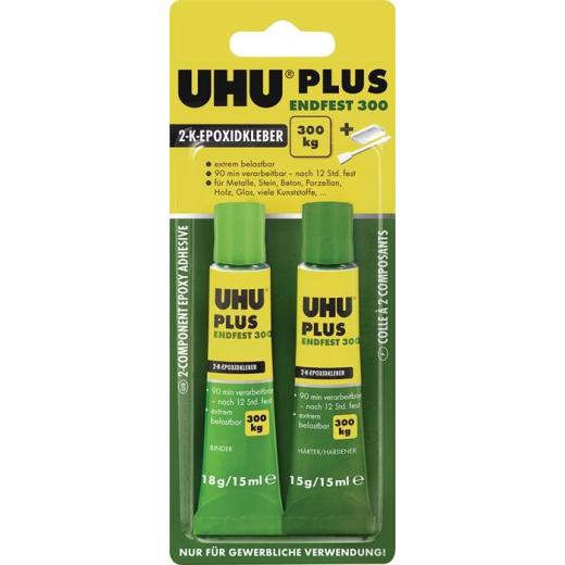 2K-Epoxidharzklebstoff PLUS ENDFEST 300 33g gelblich Tube UHU