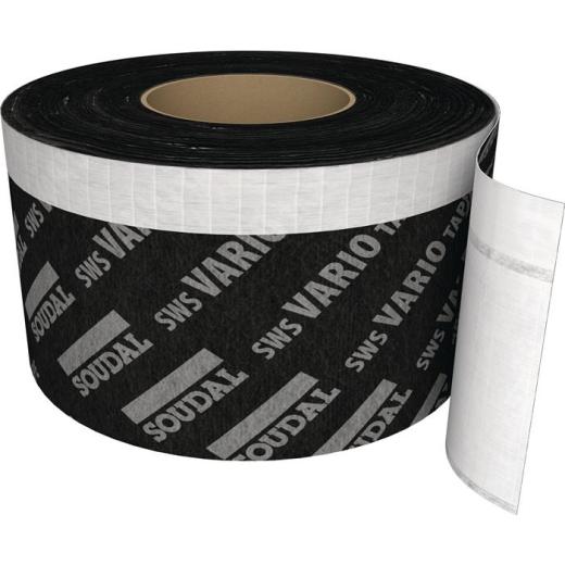 Fensterfolie SWS VARIO EXTRA B.100mm schwarz L.30m Rl.SOUDAL | 8 Stück