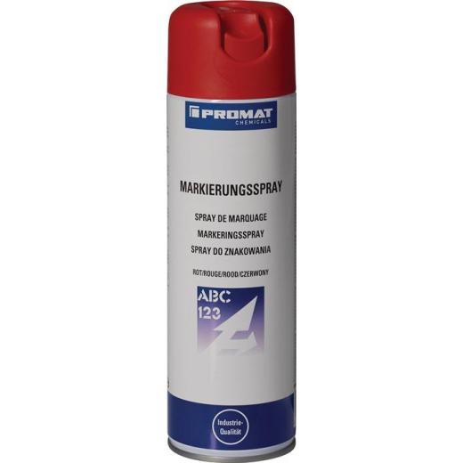 Markierungsspray rot 500 ml Spraydose TECWERK CHEMICALS | 12 Stück
