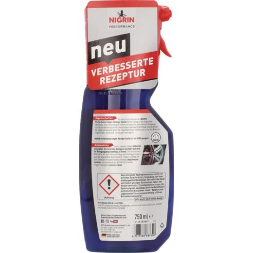 Felgen-Reiniger EvoTec Performance 750ml Sprühflasche NIGRIN | 7 Stück