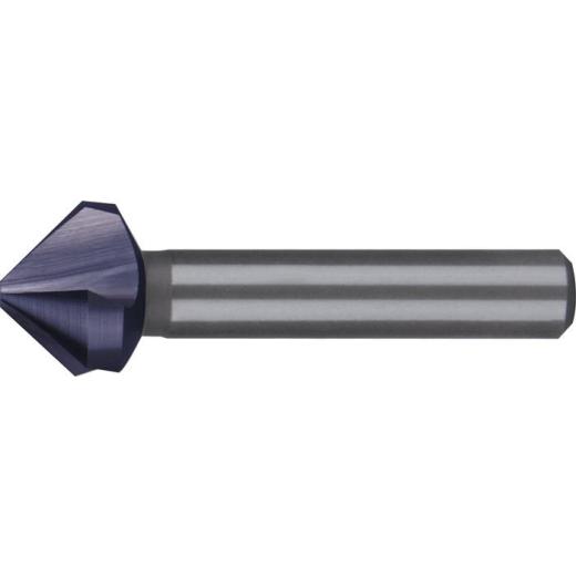 Kegelsenker DIN 335 90Grad D.10,4mm HSS TiAlN Z.3 Schaft-D.6mm RUKO