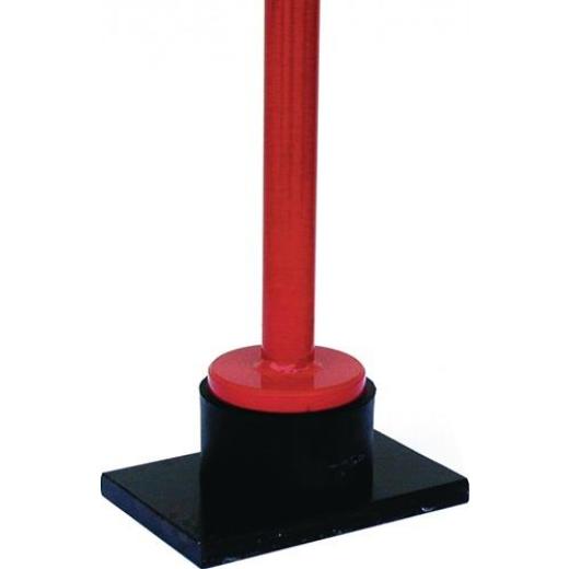 Betonstampfer L.1160mm B.120mm S12 Stahl,pulv.ALUREX