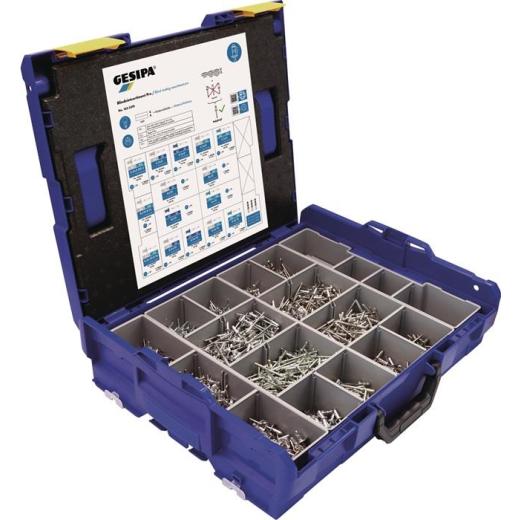 Blindnietsortiment Pro 1578-tlg.Ku.-Koffer GESIPA