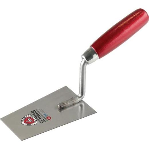 Berner Putzkelle L.220mm B.75mm rostfrei,m.H-Heft | 5 Stück