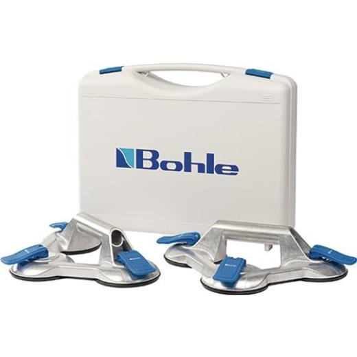 Saugheber-Set Trgf.100kg Kopf-D.120mm 3 Köpfe Alu.2 St./Set VERIBOR