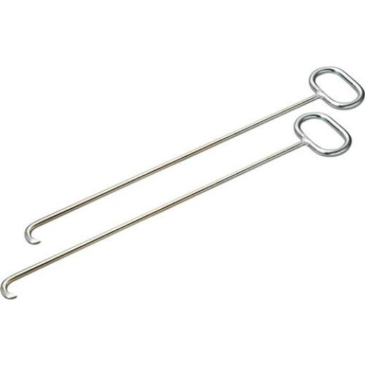 Kanaldeckelheber L.800mm m.spitzem U-Haken verz.HÄRKE